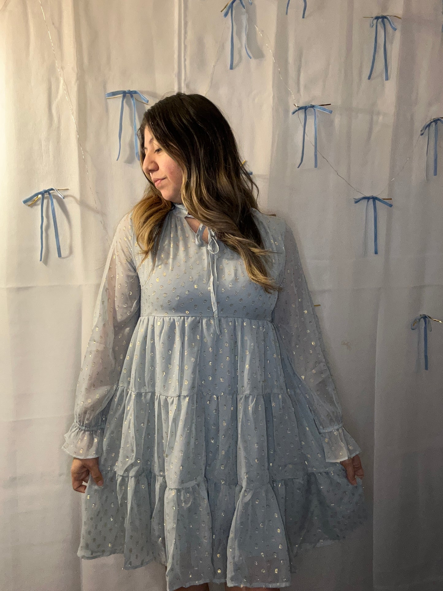 Dusty Blue Dress