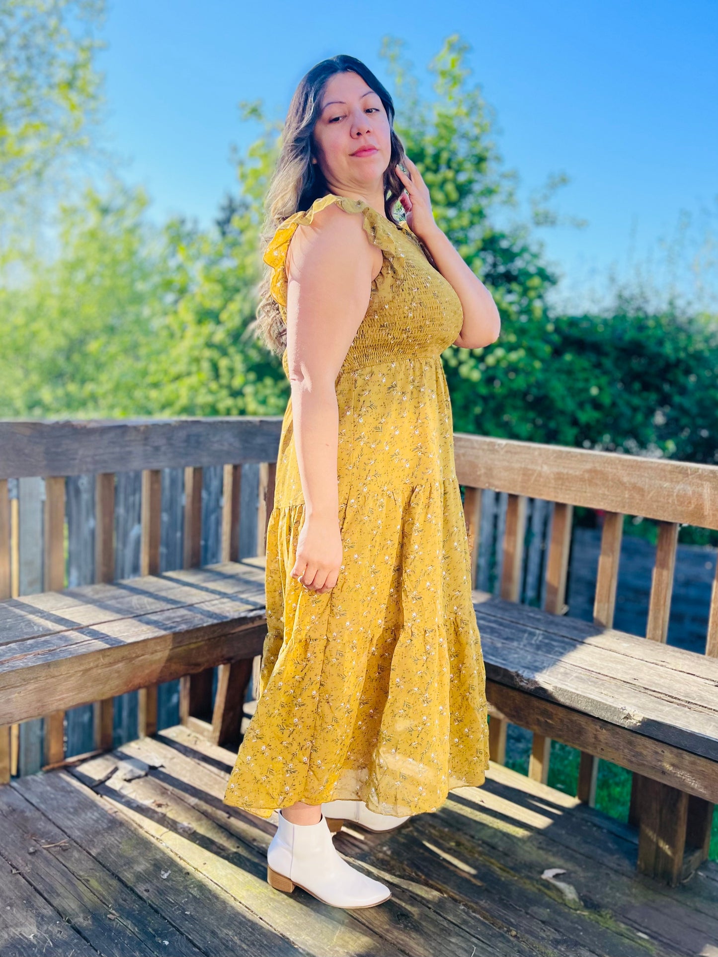 Yellow summer Dress