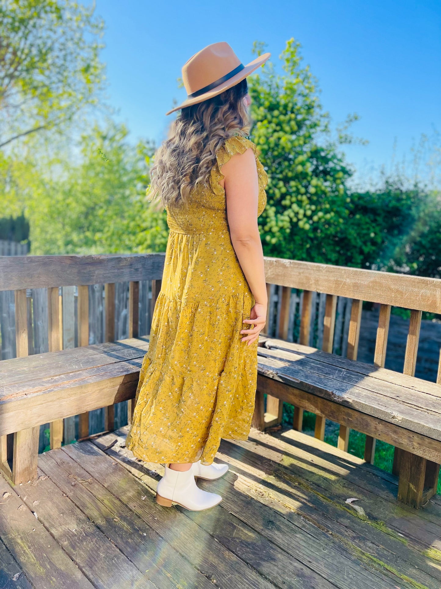 Yellow summer Dress