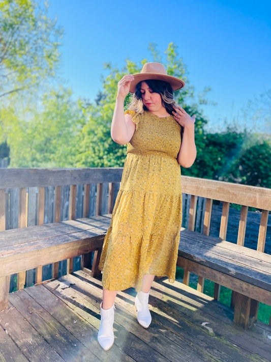 Yellow summer Dress