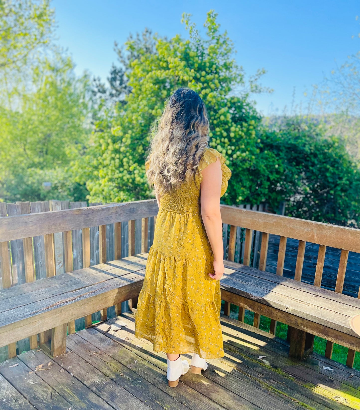 Yellow summer Dress